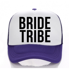 Trucker Cap Hat - Bride Tribe Purple